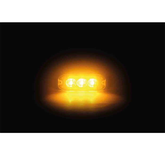 72989-A-01.JPG Luce Di Segnalazione Multifunzione A 3 Led 9/32v 80x29 Mm Arancio Luci Di Segnalazione A Led Luci Di Segnalazione