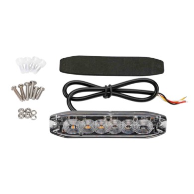 72995-S-03.JPG Luce Di Segnalazione Multifunzione A 6 Led 9/32v Arancio Luci Di Segnalazione A Led Luci Di Segnalazione