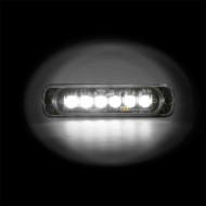 72996-A-01.JPG Luce Strobo Multifunzione A 6 Led 12/24v Bianco Montaggio In Superficie Luci Perimetrali