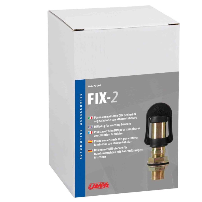 73009-C-01.JPG Fix 2 Perno Con Spinotto Din Per Luce Di Segnalazione Attacco Tubolare Staffe Din Per Luci Di Segnalazione Luci D