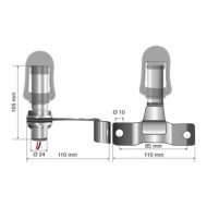 73013-S-01.JPG Fix 5 Staffa Con Perno E Spinotto Din Per Luce Di Segnalazione Attacco Tubolare Staffe Din Per Luci Di Segnalazio