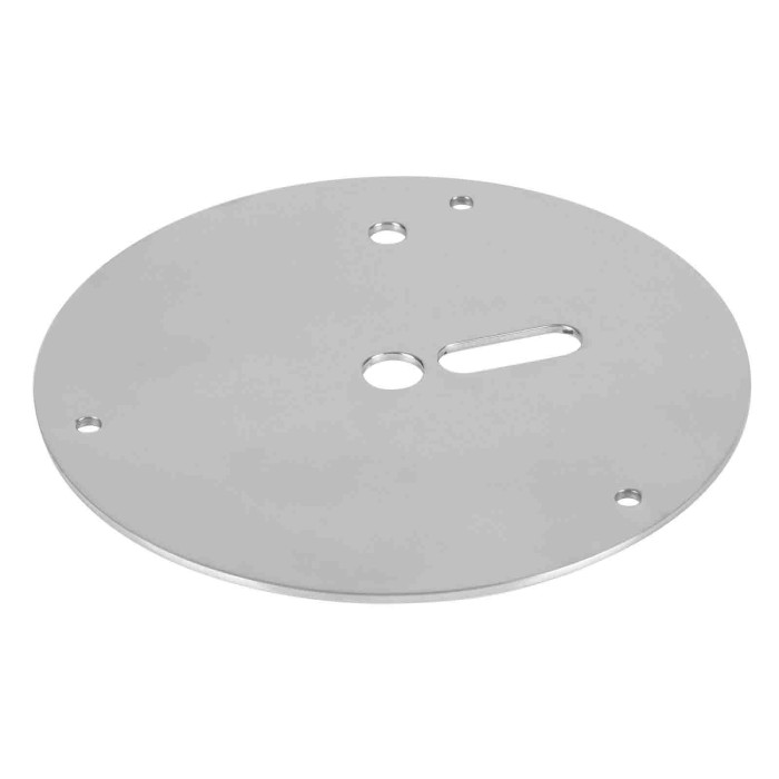 73034-A-01.JPG Staffa Rotonda Per Lampade Rotanti Ø 145 Mm Staffa Portafari Barre Su Misura In Acciaio Ø 60 X 1 2 Mm