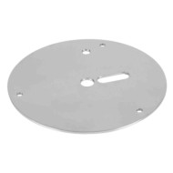 Staffa Rotonda Per Lampade Rotanti Ø 145 Mm Staffa Portafari Barre Su Misura In Acciaio Ø 60 X 1 2 Mm