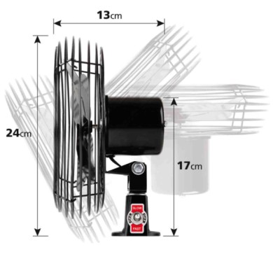 73100-S-03.JPG Premium Ventilatore In Metallo Ø 8" 24v Ventilatori Scaldini Termico