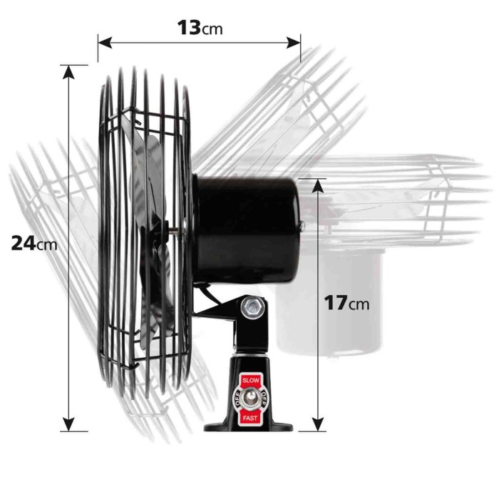 73100-S-03.JPG Premium Ventilatore In Metallo Ø 8" 24v Ventilatori Scaldini Termico