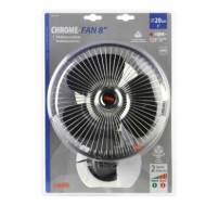 73112-S-01.JPG Chrome Fan Ventilatore Con Ventosa Ø 8" 12v Ventilatori Scaldini Termico