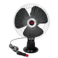 Chrome Fan Ventilatore Con Ventosa Ø 8" 12v Ventilatori Scaldini Termico