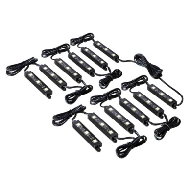 73502-A-01.JPG Hyper Led Set 12x3 Strisce Decorative A Led 12v Rosso Luci Led Luci Speciali
