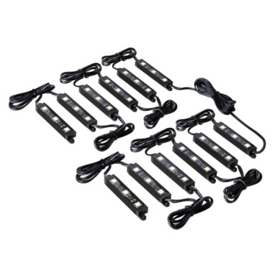 73504-A-04.JPG Hyper Led Set 12x3 Strisce Decorative A Led 12v Bianco Luci Led Luci Speciali