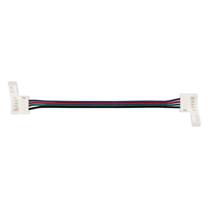 73649-S-01.JPG Connect 2 Connettori Con Prolunga Per Strisce A Led Rgb Set 3 Pz Striscie Led Sistema Componibile Luci Speciali