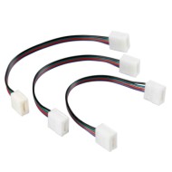 Connect 2 Connettori Con Prolunga Per Strisce A Led Rgb Set 3 Pz Striscie Led Sistema Componibile Luci Speciali