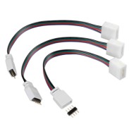 Connect 3 Connettori Centralina Per Strisce A Led Rgb Set 3 Pz Striscie Led Sistema Componibile Luci Speciali