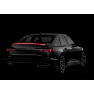 73652-A-01.JPG Spoiler Carbon Look Adesivo Con Integrata Striscia Luminosa A Led Rossi 120 Cm 12v Luci A Led Supplementari