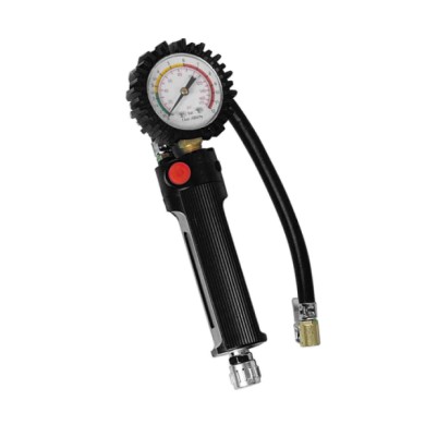 73999-C-01.JPG Gonfia Pneumatici Di Precisione Con Manometro 270° Max 12 Bar/170 Psi Prova Pressione Pneumatici Pressione Pneuma