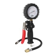 74018-S-01.JPG Gonfia Pneumatici Con Manometro 270° Di Precisione Max 12 Bar/170 Psi Prova Pressione Pneumatici Pressione Pneuma