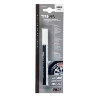 74101-C-01.JPG Pennarello Per Pneumatici Bianco Decorazione Ruote Protezione/estetica
