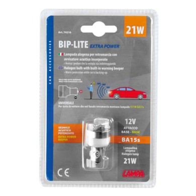 74216-C-01.JPG Bip Lite Ii Lampadina Retromarcia Alogena Con Avvisatore Acustico 12v Allarmi E Sirene Segnalazione