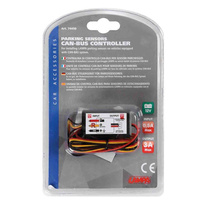 74490-C-01.JPG Centralina Di Controllo Can Bus Per Kit Sensori Parcheggio 12v Sensori Parcheggio