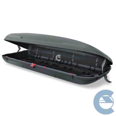 LAMPA-60133-BOX-TETTO-480-LT-(4).jpg Gran Pree Box Tetto In Polipropilene 480 Litri Nero Carbon 480l Box Tetto Gran Pree Box Tet