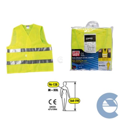 150054-large_default.jpg Lampa Kit 2 Pezzi Gilet Alta Visibilita Omologati Taglia Unica Universale
