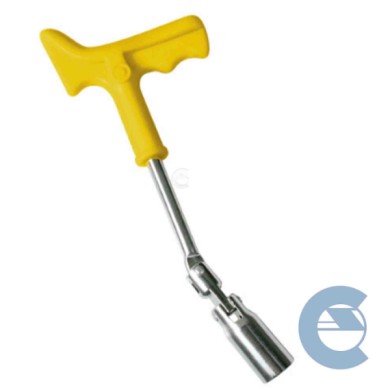 LAMPA-65871-CHIAVE-SVITACANDELA-(2).jpg Power Grip Chiave Svitacandele Con Bussola Snodata 16 Mm Chiavi Svitacandela Chiavi Svit
