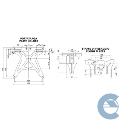 LAMPA-90146-PORTATARGA-AERO-X-MOTO-(4).jpg Aero X Portatarga Completamente Regolabile Portatarga Per Moto Portatarga