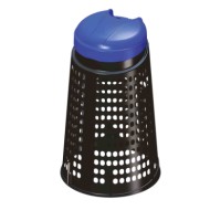 Trespolo Grigliato In Polipropilene 110 L Blu Sacchi Per Rifiuti Autoconsumo