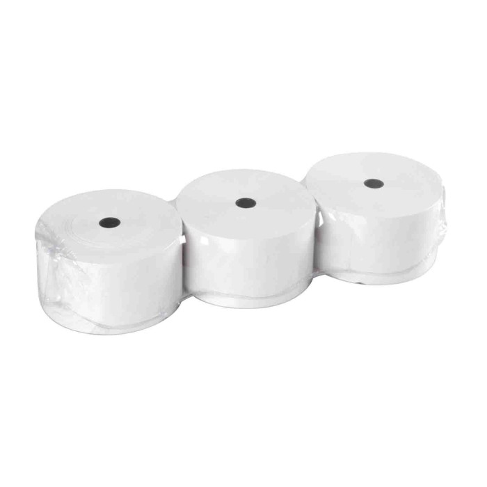 89980-D-02.JPG Rotoli Carta Termica Per Colonnine Aree Di Servizio 3 Pz 75 G/m² 57 Mm X 91 M Rotoli Carta Termica Autoconsumo