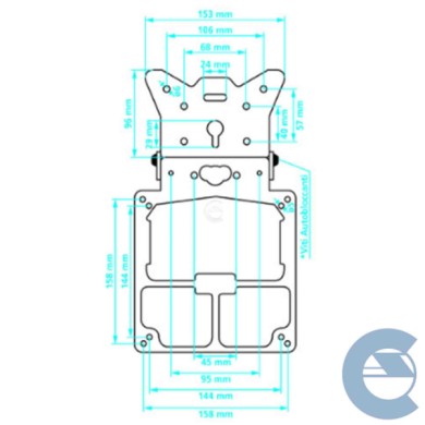 LAMPA-90153-PORTATARGA-EXTREME-(3).jpg Xtreme Portatarga Universale Nero Portatarga Per Moto Portatarga