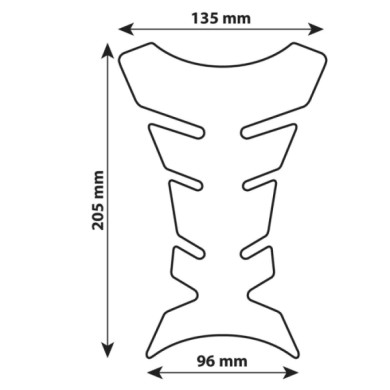 90094-D-01.JPG Pro Tank X1 Protezione Adesiva Per Serbatoio Nero Protezioni Decorazioni