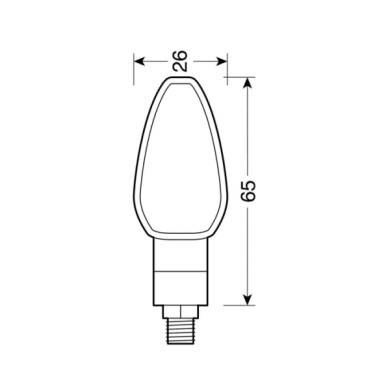 90098-S-01.JPG Tuareg Indicatori Direzione A Led 12v Led Nero Led Indicatori Direzione