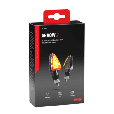 90115-S-01.JPG Arrow 2 Indicatori Di Direzione A Led 12v Led Carbon Led Indicatori Direzione