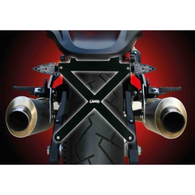90144-A-02.JPG X Plate Portatarga Portatarga Per Moto Portatarga