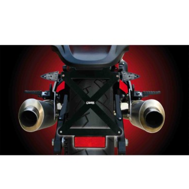 90145-S-01.JPG Supporto Per Catarifrangente Targa Type 2 Portatarga Per Moto Portatarga