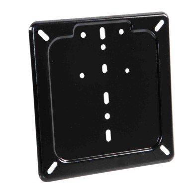 90148-C-01.JPG Porta Targa In Acciaio Inox Nero Portatarga Per Moto Portatarga