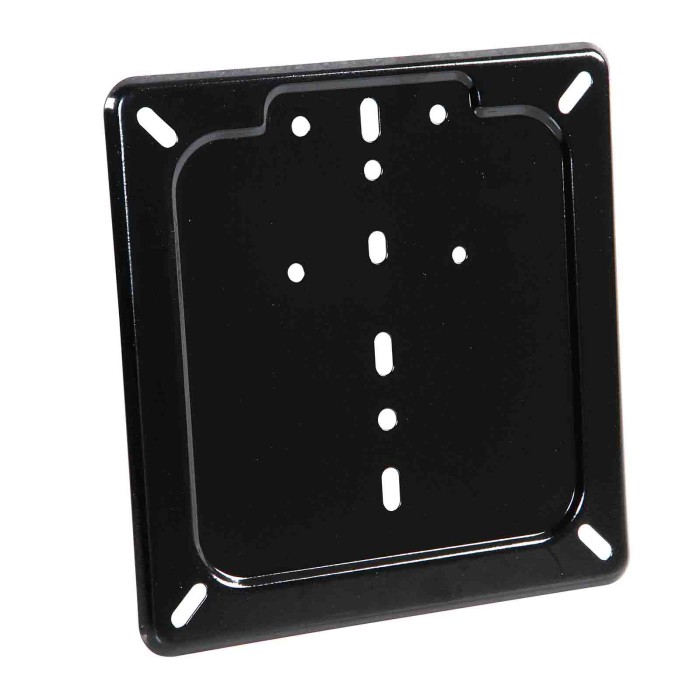 90148-C-01.JPG Porta Targa In Acciaio Inox Nero Portatarga Per Moto Portatarga