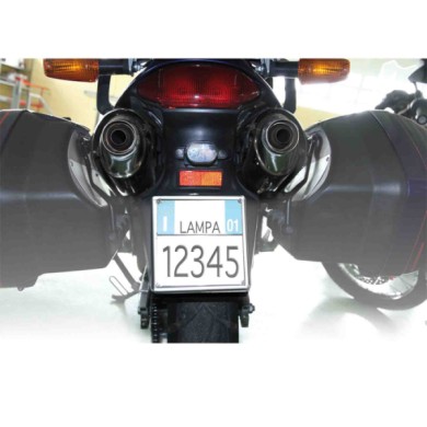 90149-S-01.JPG Cornice Targa In Acciaio Inox Portatarga Per Moto Portatarga