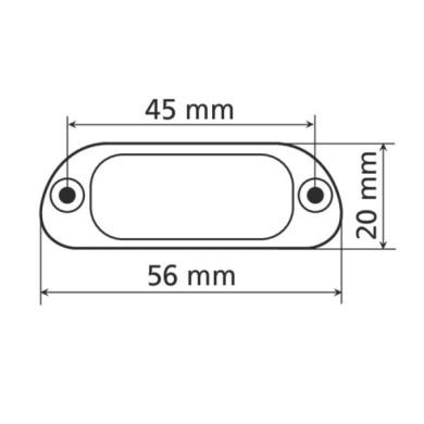 90162-D-01.JPG Luce Targa A 4 Led Bianco Omologato Fanali