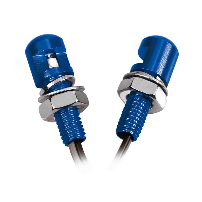 90171-S-02.JPG Set 2 Viti Con Led A Luce Bianca Blu Luci Decorative