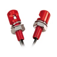Set 2 Viti Con Led A Luce Bianca Rosso Luci Decorative