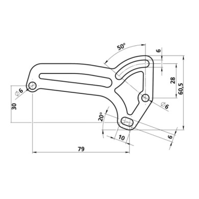 90187-D-01.JPG Supporto Targa Laterale Per Scooter Con Motore Piaggio Portatarga Per Ciclomotori Portatarga