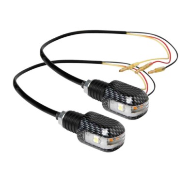 90241-S-01.JPG Stabilizzatori Manubrio Con Led 12v Carbon Stabilizzatori
