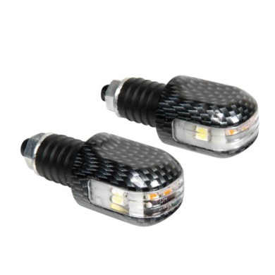 90241-S-02.JPG Stabilizzatori Manubrio Con Led 12v Carbon Stabilizzatori