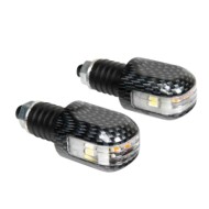 90241-S-02.JPG Stabilizzatori Manubrio Con Led 12v Carbon Stabilizzatori