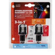 90241-C-01.JPG Stabilizzatori Manubrio Con Led 12v Carbon Stabilizzatori