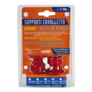 90342-S-01.JPG Kit Supporti Cavalletto 10 Mm Rosso Cavalletti