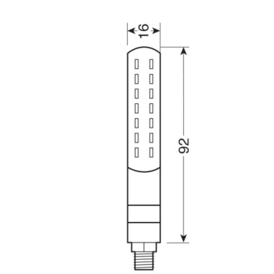 90478-S-01.JPG Line Sq Front Indicatori Di Direzione A Led Sequenziale E Luce Di Posizione Anteriori 12v Led Led Indicatori Dire