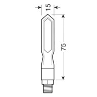 90479-S-02.JPG Piercer Sq Indicatori Di Direzione A Led Sequenziale 12v Led Led Indicatori Direzione