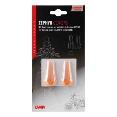 90497-C-01.JPG Cover Colorate Per Indicatori Di Direzione Zephyr 2 Pz Arancio Led Indicatori Direzione
