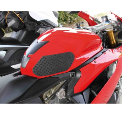 90508-A-01.JPG Grip Tank X1 Coppia Protezioni Adesive Per Serbatoio Nero Protezioni Decorazioni